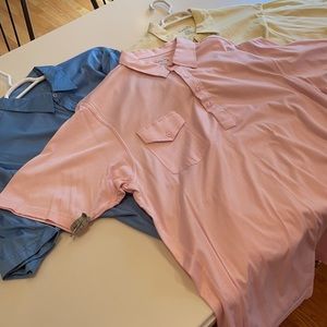 Yellow, Pink and Blue Arnold Palmer polos